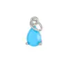 Colgante de Gota de Agua de Oro de 14 Quilates que Conserva el Color Accesorios para Manualidades Cobre Chapado en Oro Amuletos de Piedras Preciosas de Colores Colgantes para Collares Hechos a Mano con Cuentas