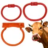 Argola de Nariz de Touro de Nylon de Alta Resistência Muduoduo, Argola de Nariz de Touro Autotravante Sem Perfuração, Argola de Nariz de Touro Grande