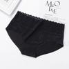 Ropa Interior de Verano para Mujer de Talla Grande Calzones Sexy para Mujer Cintura Media Seda de Hielo Sin Costuras Encaje Levanta Glúteos Ropa Interior para Mujer