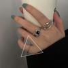 Anillos Cuadrados Geométricos Apilables 2026 para Mujer Tendencia Nicho Anillos Abiertos Ajustables Anillos para Dedo Índice Anillos para Dedo del Pie Anillos Cuadrados Geométricos