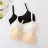 Periodo de desarrollo de ropa interior para niña chaleco para niñas mayores estudiantes de secundaria 12-16 años sujetador inalámbrico de algodón puro