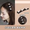 Presilha de Cabelo Estilo Veado Branco para Arrumar Cabelos Soltos, Piranha Lateral, Piranha para Mulheres, Presilha para Franja, Presilha Bico de Pato, Acessório de Cabelo com Pérolas
