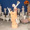 Escultura Occidental de Mármol Estilo Europeo Estatua de Diosa Mujer Blanco Blanco Jade Estatua de Diosa Luna Ángel Adornos Femeninos