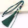 Peça de mão com borla criativa peça de texto peça de brincar corda pendurada DIY fivela de abacaxi trançada acessórios de corda para peça de mão corda de borla