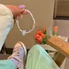 Nuevo Pulsera de Piedras Multicolor Estilo Chino para Mujer, Diseño de Nicho Ins, Colección de Pulseras Dulces y Sencillas para Apilar