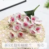 5 garfos phalaenopsis flor artificial flor de simulação comércio exterior flor pequena flor de seda paisagismo casa sala de estar flor filme de impressão 3D