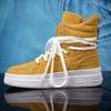 Botas de Trabajo Americanas de Calle Alta con Cordones Europeos Otoño e Invierno 2025 Zapatos de Hombre Estilo Británico Zapatos Deportivos de Caña Alta