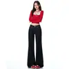 Pantalones de mezclilla acampanados sueltos de cintura baja estilo retro americano transfronterizos 2026 otoño e invierno versátiles de caída fluida hasta el suelo para mujer