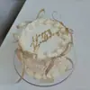 Decoración de Mesa de Postres de Cumpleaños Feliz Estilo Ins Transfronterizo Acrílico Adornos Laterales para Pastel de Cumpleaños Acrílico