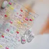 Pegatinas de Manicura en Relieve Estilo Ins Material Estilo Dulce Pegatinas para Uñas Joyas de Arte para Uñas con Lazo Rosa