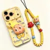 Colgante para Teléfono Móvil Estrella de Dibujos Animados, Cadena para Teléfono Móvil con Cuentas Linda, Colgante para Bolso con Diseño de Nicho, Hebilla de Llave Versátil