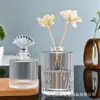 Fragrância Vertical Aromaterapia Frasco Transparente Vazio Hotel Sala de Estar Banheiro Decoração Doméstica Sem Fogo Fragrância Frasco de Vidro Dividido