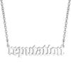 Venta caliente europea y americana 1989Taylor Swift collar de acero inoxidable firma de cantante Regalo para Fans cadena de clavícula al por mayor