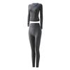 Bodystocking de Pantalón Redondo para Mujer Europeo y Americano Transfronterizo Más Terciopelo Engrosado Ropa de Otoño Ropa Interior Térmica a Prueba de Frío Set Venta al por Mayor