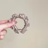 2026 Nuevo Lazo para el Cabello de Cristal de Alta Calidad Intestino Delgado Elástico Alto Simple No Daña el Cabello Diadema Banda de Goma de Satén Francés T