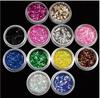 Lantejoulas de nail art por atacado 12 cores glitter lantejoulas de diamante pequeno hexagonal caviar sólido pêssego coração flor de ameixa olhos de cavalo