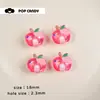 Acessórios de Contas com Estampa de Maçã Fofa DIY Pendente para Bolsa Feito à Mão Joias Caseiras Contas Soltas Meia Maçã