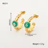 Aprobación Directa de Fábrica de Pendientes de Acero de Titanio Listos para Usar, Pendientes Geométricos de Acero Inoxidable de Nicho, Joyería de Lote Mixto de Moda y Versátil