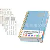 TEMU Libro de Agenda en Inglés Transfronterizo Planificador de Página Diaria Calendario 2027 Manual de Eficiencia Libro de Planificación de Gestión