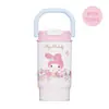 Taza Aislada Sanrio My Melody para Estudiantes, Vaso de Agua Grande con Popote para Niñas, Taza de Café de Oficina con Asa