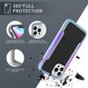 Adecuado para funda de teléfono móvil Apple 15ProMax Soporte magnético iPhone 15 Funda protectora Magsafe Fibra de carbono