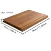 Tabla de cortar de cocina transfronteriza, Tabla de cortar de madera de acacia, Tabla de cortar con forma de libro, Adorno de madera, Tabla de cortar de madera maciza con forma de libro, Hecho a medida