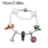 Nuevo Protagonista de Película y TV de Marvel Spider-Man Iron Man Pulsera Vengadores Regalo Pulsera de Dama Venta al por Mayor