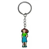 Accesorios de Cómics Crayon Shin-Chan Llavero Suave de PVC Colgante Lindo para Coche Accesorios para Mochila Escolar de Estudiante Llavero