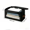 Caja de Almacenamiento Plegable de Venta Caliente Transfronteriza con Ventana Visible, Organizador de Ropa de Gran Capacidad, Caja de Almacenamiento de Tela para Armario de Dormitorio