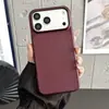 Nova Textura de Couro de Lichia com Sensação de Pele Adequada para Capa de Celular Apple 17 Pro Max com Pintura Metálica, Cobertura Total, Anti-Queda para iPhone 16