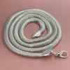 Joias Europeias e Americanas de Venda Quente Transfronteiriça Banhada a Prata 925 40-60CM6MM Colar Cobra Macio