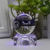 Pokemon K9 Elfo Bola Pokemon Bola de Cristal Dibujos Animados Juego Periférico Base de Cristal Luz Nocturna Colorida