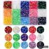 Set de 15 rejillas de diamantes AB de fondo plano de resina en colores jelly, diamantes para decoración de uñas de colores mixtos, diamantes adhesivos DIY hechos a mano, set de accesorios de diamantes transparentes grandes