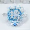Serie Azul Marca de Celebridad Tela No Tejida Adornos Colgantes Reflectantes, Imprescindible para Fans de la Industria del Entretenimiento, Mini Colgantes Lindos