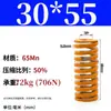 Padrão Japonês Resistente a Altas Temperaturas Mola de Molde Mola de Compressão Doméstica 65Mntf Fio Plano Compressão Retangular Alta Elasticidade Alta Resiliência
