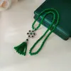 Nuevo Collar de Estilo Étnico Chino Cadena Larga para Suéter Lujo Ligero Gama Alta Moda Otoño e Invierno para Mujer Accesorio de Colgante Versátil