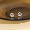 Pendientes de nuevo estilo para mujer, personalizados, modernos, giratorios, ligeros, de lujo, con diseño de nicho, chapados en plata, joyería para las orejas que combina con todo para novia