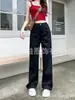 Jeans de Marca Americana de Moda Verano 2025 para Mujer Transfronterizos Amazon Holgados de Moda Rectos Versátiles Pantalones Largos