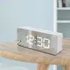 Reloj Espejo Multifunción Reloj Espejo Digital LED Reloj de Escritorio Espejo de Maquillaje Creativo Reloj Despertador Temperatura del Hogar Reloj Electrónico