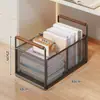 Estantería para Libros Carrito de Libros para Estudiantes debajo de la Mesa Móvil Cesta de Almacenamiento para Mochilas Escolares Caja para Libros Aula para Estudiantes de Secundaria