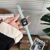 Pulseira de Couro Xiaomanyao com Superfície de Gelo Adequada para Apple Watch S10 S11 Xiaomi Huawei Gt6 Fit4 Pulseira de Couro