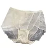 Bragas Sexy de Encaje Estilo Palacio Francés Blanco Rococó para Mujer, Amigables con la Piel, Suaves, No Aprietan, Entrepierna Antibacteriana 10A, Tallas Grandes