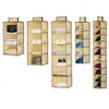Cross-border Wardrobe Storage Hanging Bag Lavável Multicamadas Saco de armazenamento de roupa íntima Pendurado Diversos Acabamento Saco de armazenamento