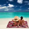 Esteras de Playa Jacquard de Polipropileno Personalizables para Exportación, Resistentes a Manchas y al Moho, Adecuadas para Autocaravanas, Patios y Alfombras Exteriores