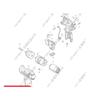 Makita Mutian DF330DWE interruptor de motor de taladro recargable carcasa motor de engranajes DF330D accesorios de batería de litio