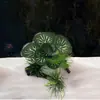 Nuevas plantas acuáticas de madera flotante artificial para paisajismo de acuarios, decoraciones de plantas verdes para acuarios, suministro transfronterizo