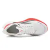 Zapatillas Deportivas para Correr de Malla Transpirable Naranja-Rojo 1.0 Placa de Carbono para Estudiantes Adolescentes Zapatos Ligeros de Rebote con Absorción de Impactos para Hombres