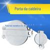 Fabricante de acessórios personalizados para caldeiras, grelha redonda de biomassa à prova de explosão, porta de forno de ferro fundido de alta pressão com desconto
