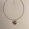 Nuevo Collar Colgante de Amor Clavícula Gargantilla Diseño Nicho Europeo y Americano Dulce Cool Collar Joyería para el Cuello Mujeres