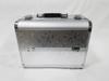 Punto de Fábrica 740 Estuche de Cosméticos Profesional Portátil Estuche de Cosméticos de Dos Niveles Grande Estuche para Uñas Estuche de Aluminio